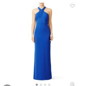 Laundry by Shelli Segal Cross Strap Blue Size 6